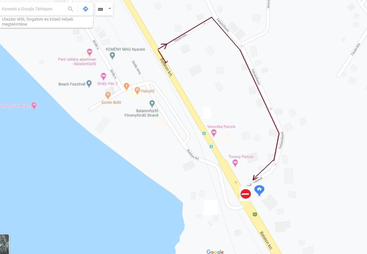 Elizabeth Vendeghaz Balatonfuzfon A Strandnal Εξωτερικό φωτογραφία